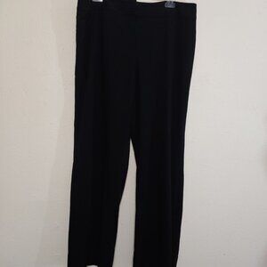 Armani Collezioni Black Trouser Pants